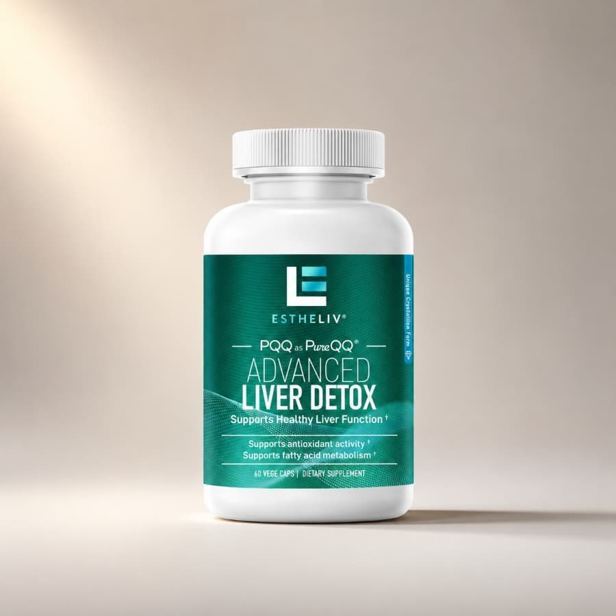Advanced Liver Detox supplement bottle