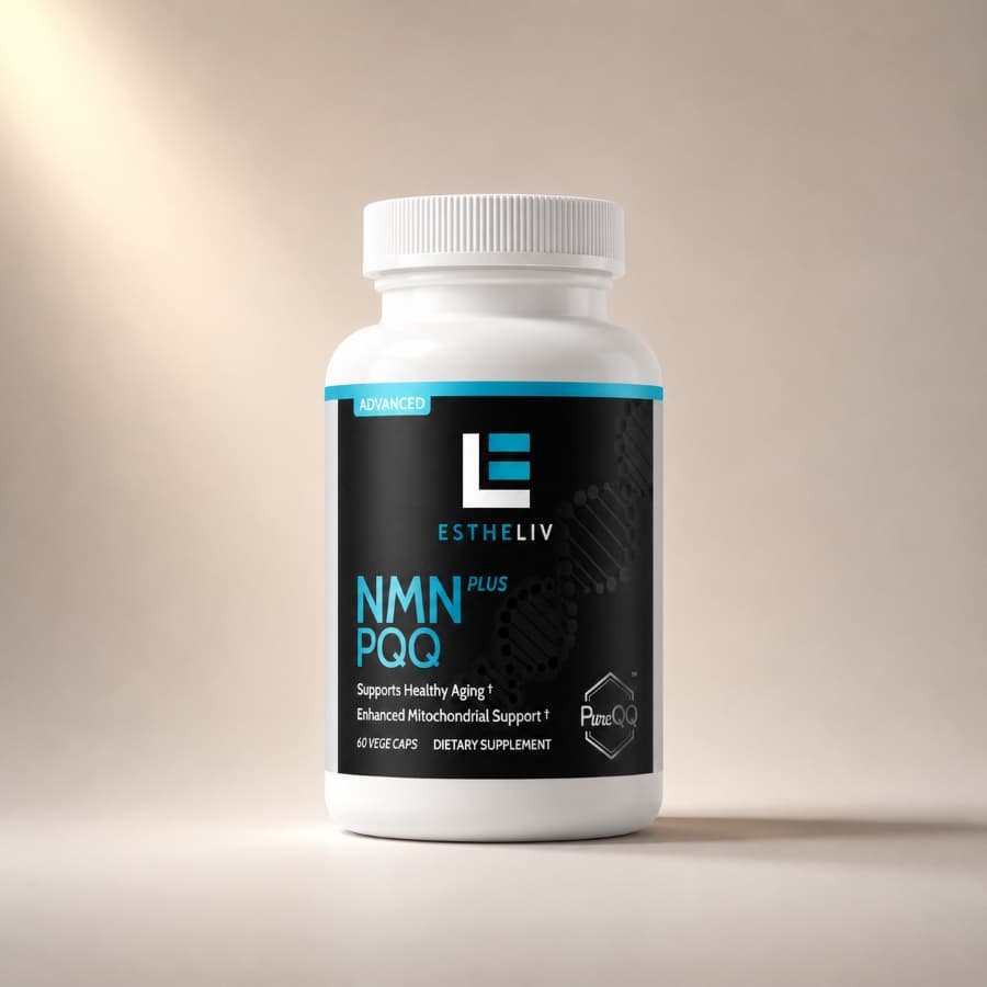 NMN Plus PQQ supplement bottle
