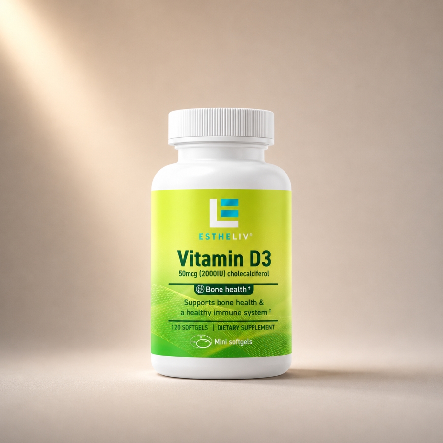 Vitamin D3 product packaging