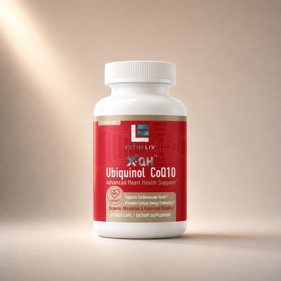 X-QH Ubiquinol CoQ10 product packaging